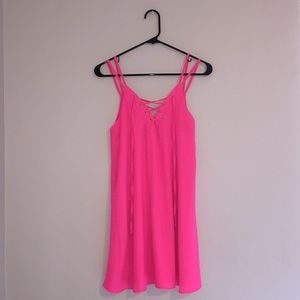 NEVER WORN fun pink going out dress